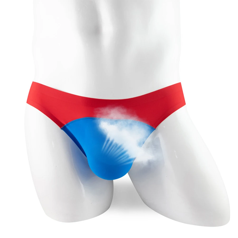 Ice Silk Seamless Briefs Man Sexy Underwear Summer Thin Breathable Panties Color Block Underpants Male Soft Lingerie Knickers
Ice Silk Seamless Briefs Man Sexy Underwear Summer Thin Breathable Panties Color Block Underpants Male Soft Lingerie Knickers