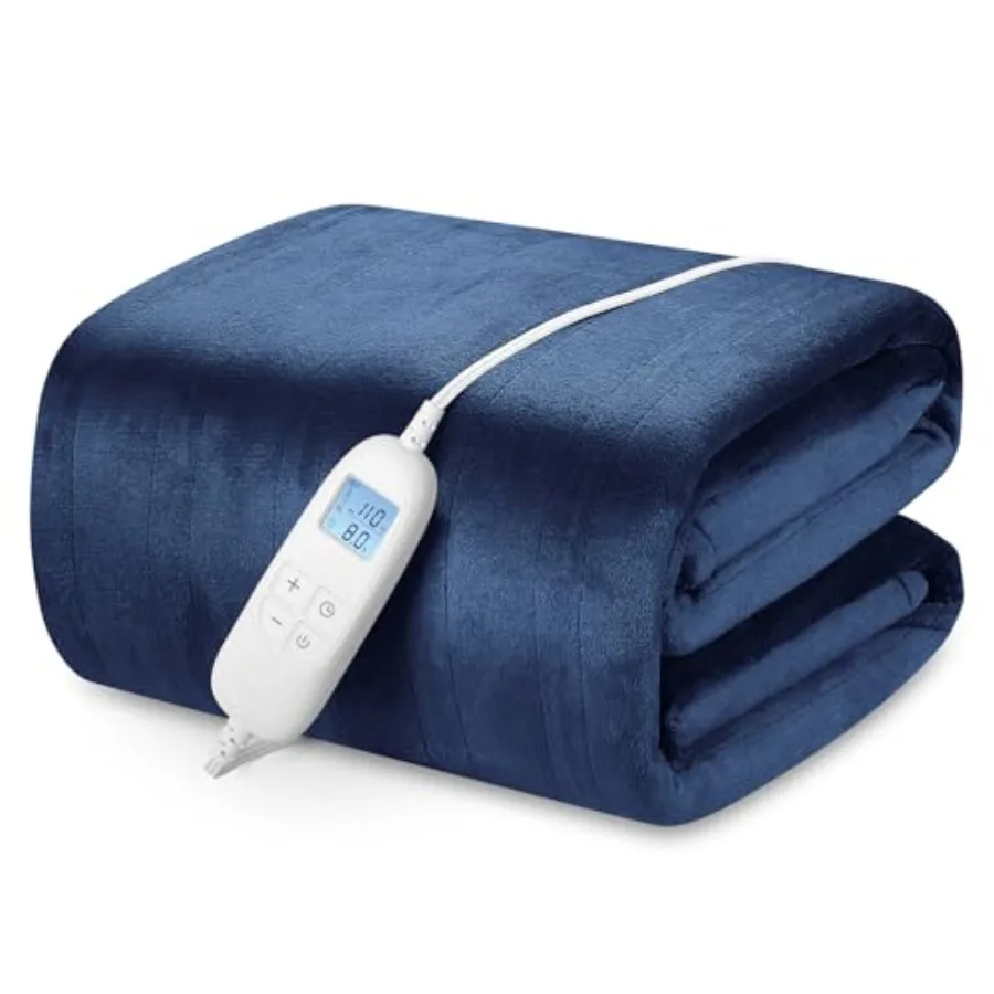 Electric Heated Blanket Queen Size 84" x 90" with 6 Heating Levels and 8h Auto Off Ultra Soft Flannel Full Body Fast Heating Wa
Electric Heated Blanket Queen Size 84" x 90" with 6 Heating Levels and 8h Auto Off Ultra Soft Flannel Full Body Fast Heating Wa