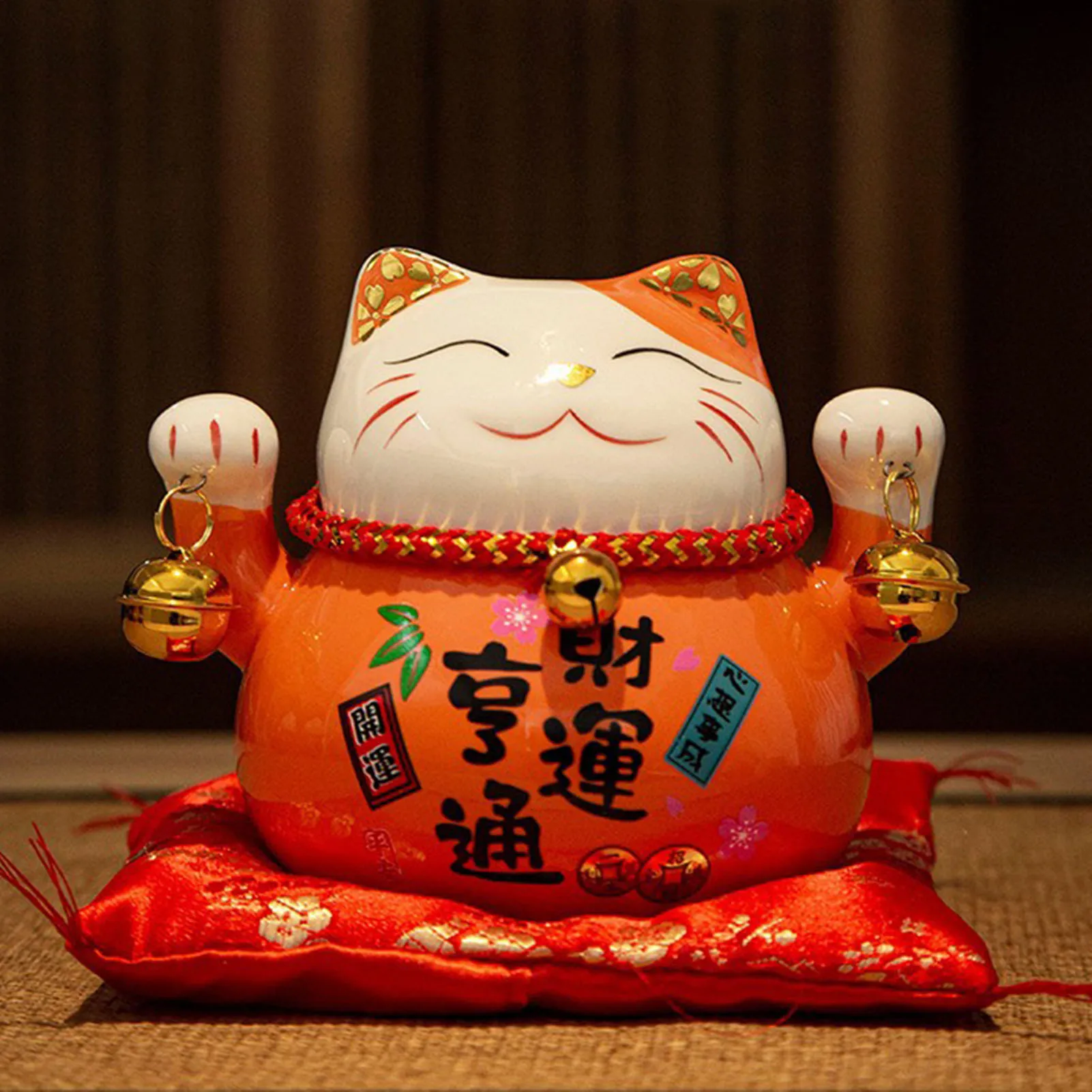 Creative Lucky Cat Small Pendants Ceramic Office Desktop Decoration Chinese Fortune Cat Statue Figurines Cartoon Ornaments Gifts
Creative Lucky Cat Small Pendants Ceramic Office Desktop Decoration Chinese Fortune Cat Statue Figurines Cartoon Ornaments Gifts