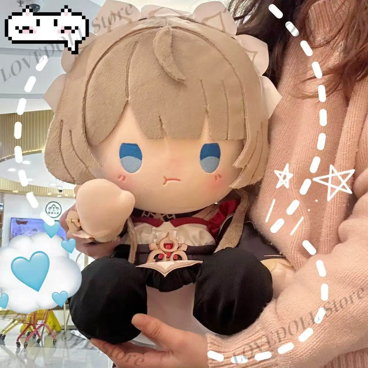 Anime Genshin Impact Sandrone Marionette Kawaii Sitting Posture Plush Toy Cotton Doll 40cm Dress Up Plushie Figure Pillow Gift
Anime Genshin Impact Sandrone Marionette Kawaii Sitting Posture Plush Toy Cotton Doll 40cm Dress Up Plushie Figure Pillow Gift