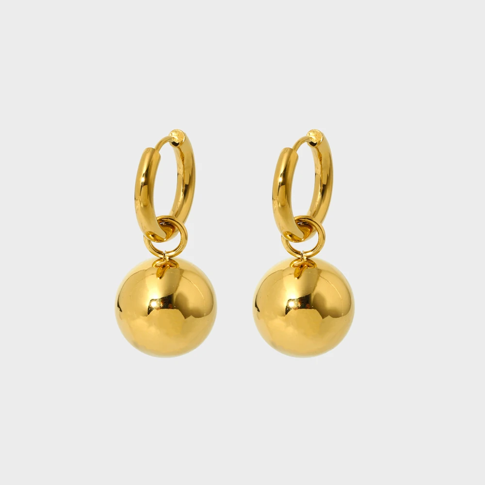 New 16K Gold Plated Stainless Steel Round Earrings Minimalist Golden Metal Texture Dangle Earrings for Women Charm Jewelry Gift
New 16K Gold Plated Stainless Steel Round Earrings Minimalist Golden Metal Texture Dangle Earrings for Women Charm Jewelry Gift