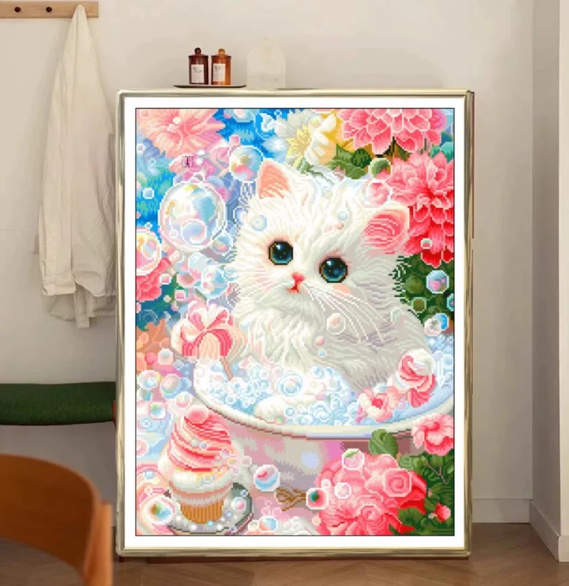 9ct 60x80 см наборы для купания с принтом кота, вышивка крестиком, набор для рукоделия «сделай сам», домашний декор, поделки с иглами, нитки
9ct 60x80 см наборы для купания с принтом кота, вышивка крестиком, набор для рукоделия «сделай сам», домашний декор, поделки с иглами, нитки