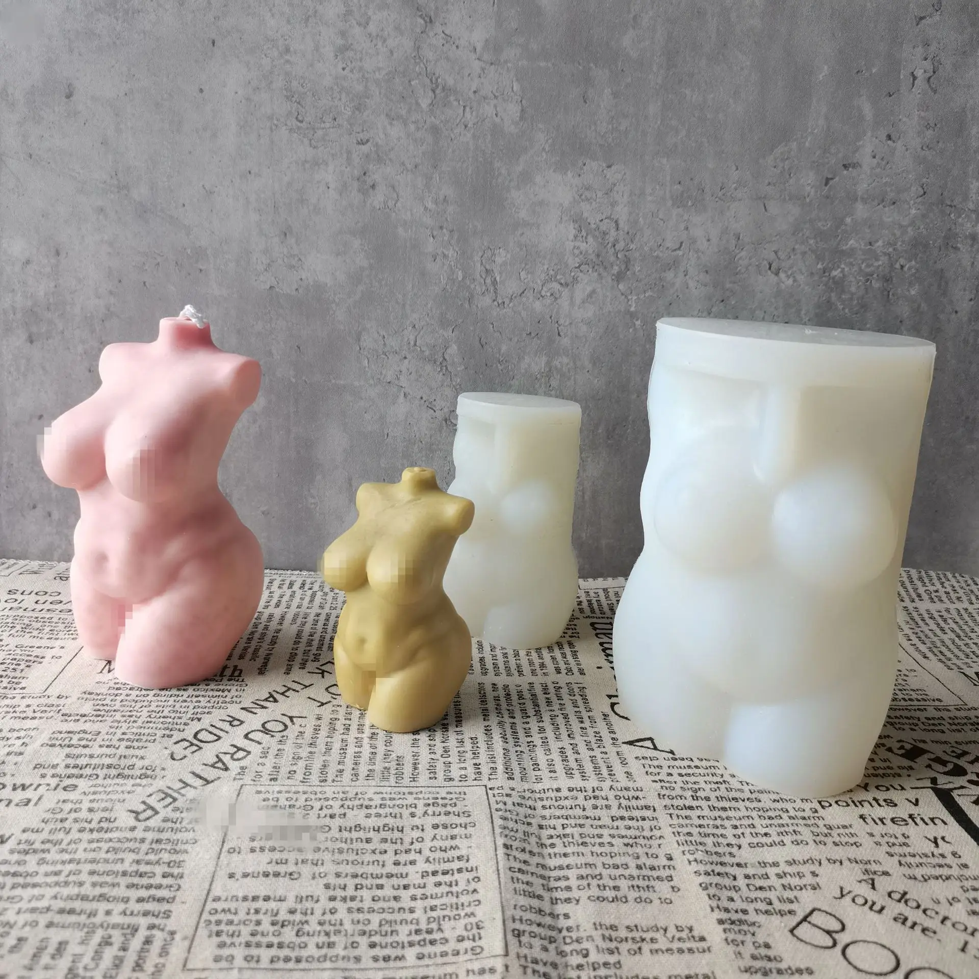 3D Woman Nude Silicone Mold Handmade DIY Soap Candle Mould Candle Making Supplies Home Crafts Decoration
3D Woman Nude Silicone Mold Handmade DIY Soap Candle Mould Candle Making Supplies Home Crafts Decoration