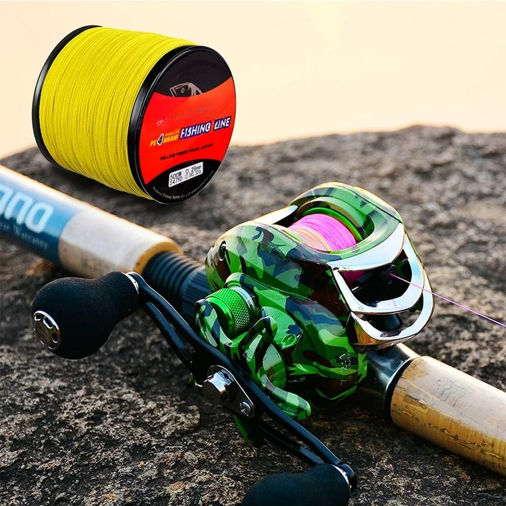 Fishing Line 4 Strand 500M In 5-color High Strength PE Fishing Main Line For Saltwater Freshwater Fishing Tackles Accessories
Fishing Line 4 Strand 500M In 5-color High Strength PE Fishing Main Line For Saltwater Freshwater Fishing Tackles Accessories