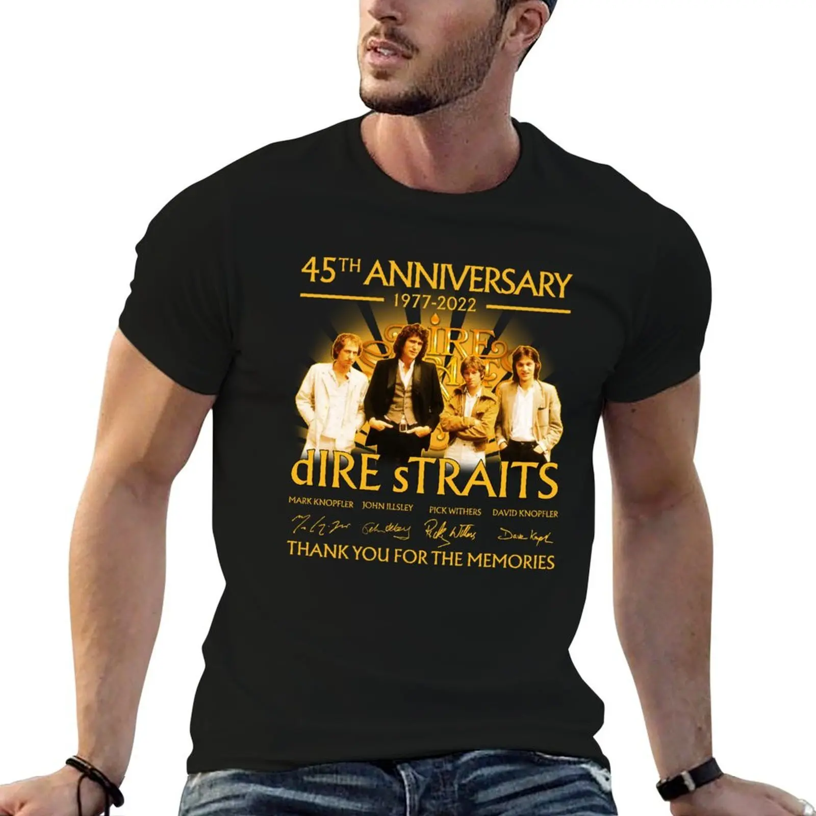 45th Anniversary 1977 2022 Dire Straits Signature Thank You For The Memories T-Shirt man t shirts graphic T-Shirt
45th Anniversary 1977 2022 Dire Straits Signature Thank You For The Memories T-Shirt man t shirts graphic T-Shirt