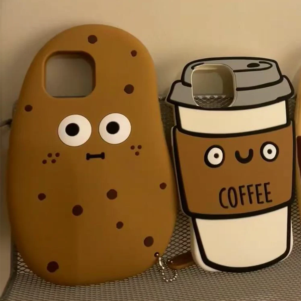 Phone Case For iPhone 17 16 15 14 13 12 Pro Max New Korean INS Cartoon 3D Potato Coffee Cup Shape Soft Protective Cover
Phone Case For iPhone 17 16 15 14 13 12 Pro Max New Korean INS Cartoon 3D Potato Coffee Cup Shape Soft Protective Cover