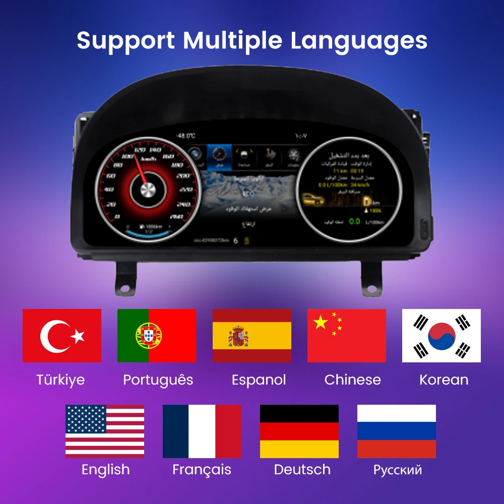 12.3" LCD Car Digital Dashboard Cluster For Toyota Alphard 2015-2018 Virtual Instrument Panel Speedometer Cockpit Meter Upgrade
12.3" LCD Car Digital Dashboard Cluster For Toyota Alphard 2015-2018 Virtual Instrument Panel Speedometer Cockpit Meter Upgrade