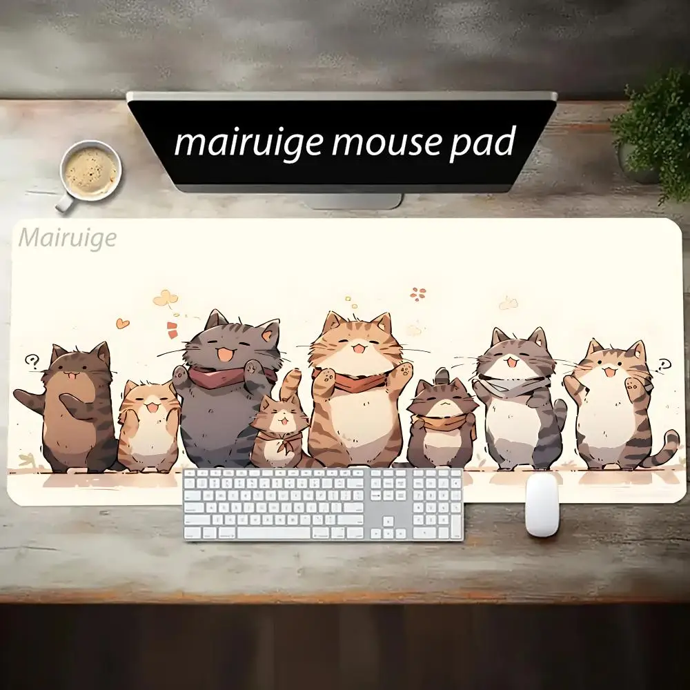 Kawaii Cartoon Cats Mouse Pad Large Computer Office Game Table Mat XXL Rubber Anti-slip Gaming Keyboard Mousepad Long Desk Pads
Kawaii Cartoon Cats Mouse Pad Large Computer Office Game Table Mat XXL Rubber Anti-slip Gaming Keyboard Mousepad Long Desk Pads