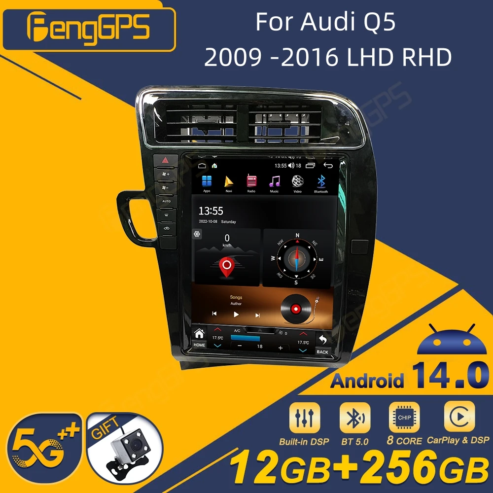 Для Audi Q5 2009-2016 LHD RHD Android Автомобильный радиоприемник Беспроводной стереоприемник Carplay Авторадио Мультимедийный плеер GPS Navi Touch
Для Audi Q5 2009-2016 LHD RHD Android Автомобильный радиоприемник Беспроводной стереоприемник Carplay Авторадио Мультимедийный плеер GPS Navi Touch