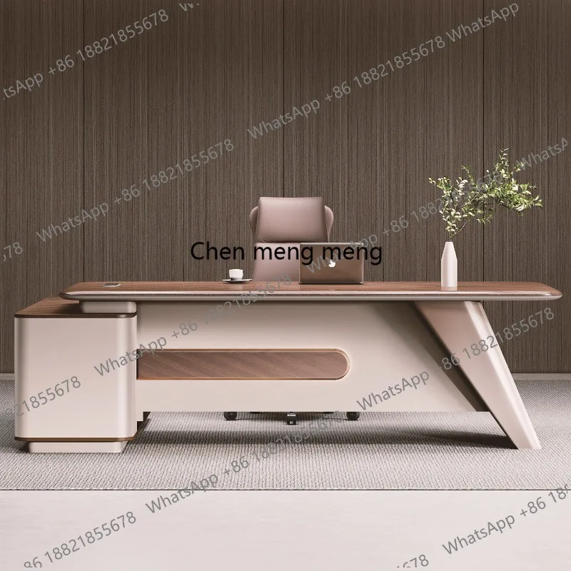 light luxury office desk and chair simple modern high-end leadership office business president desk and chair combination
light luxury office desk and chair simple modern high-end leadership office business president desk and chair combination