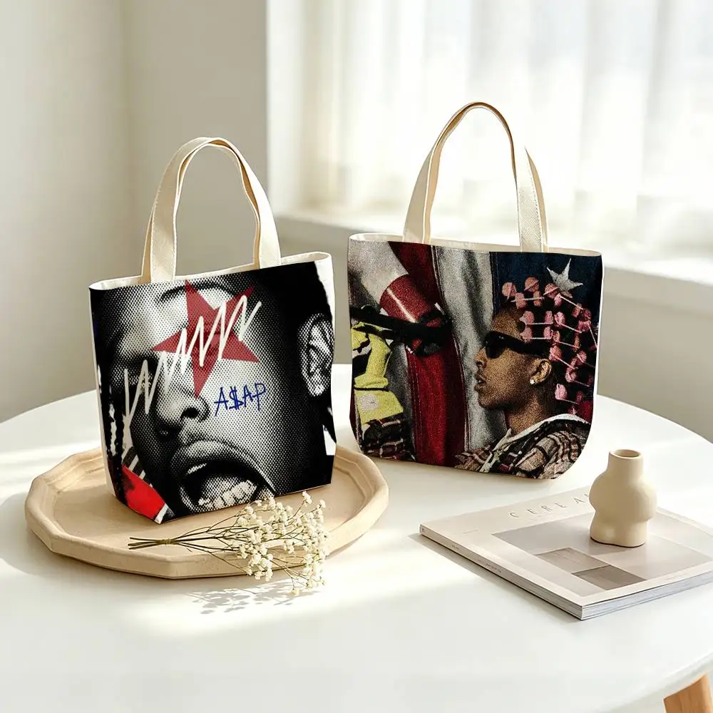 COOL RAPPER A-Asap R-Rocky Printed Canvas Tote Bag Shoulder Bag Commuter Mommy Shopping Bag
COOL RAPPER A-Asap R-Rocky Printed Canvas Tote Bag Shoulder Bag Commuter Mommy Shopping Bag