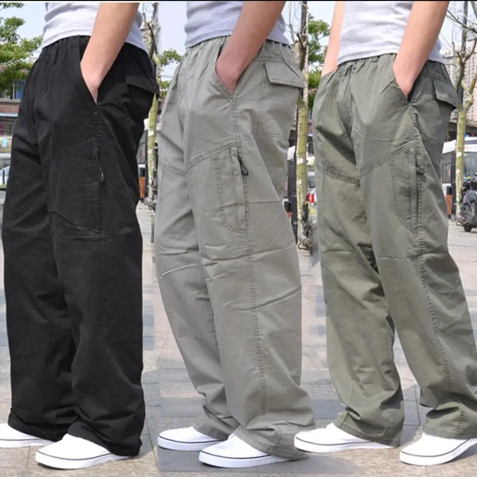 spring Men cargo cotton pants pocket large size big 8XL 10XL 9XL 140KG loose out door casual safari style pants black 46 48 50
spring Men cargo cotton pants pocket large size big 8XL 10XL 9XL 140KG loose out door casual safari style pants black 46 48 50