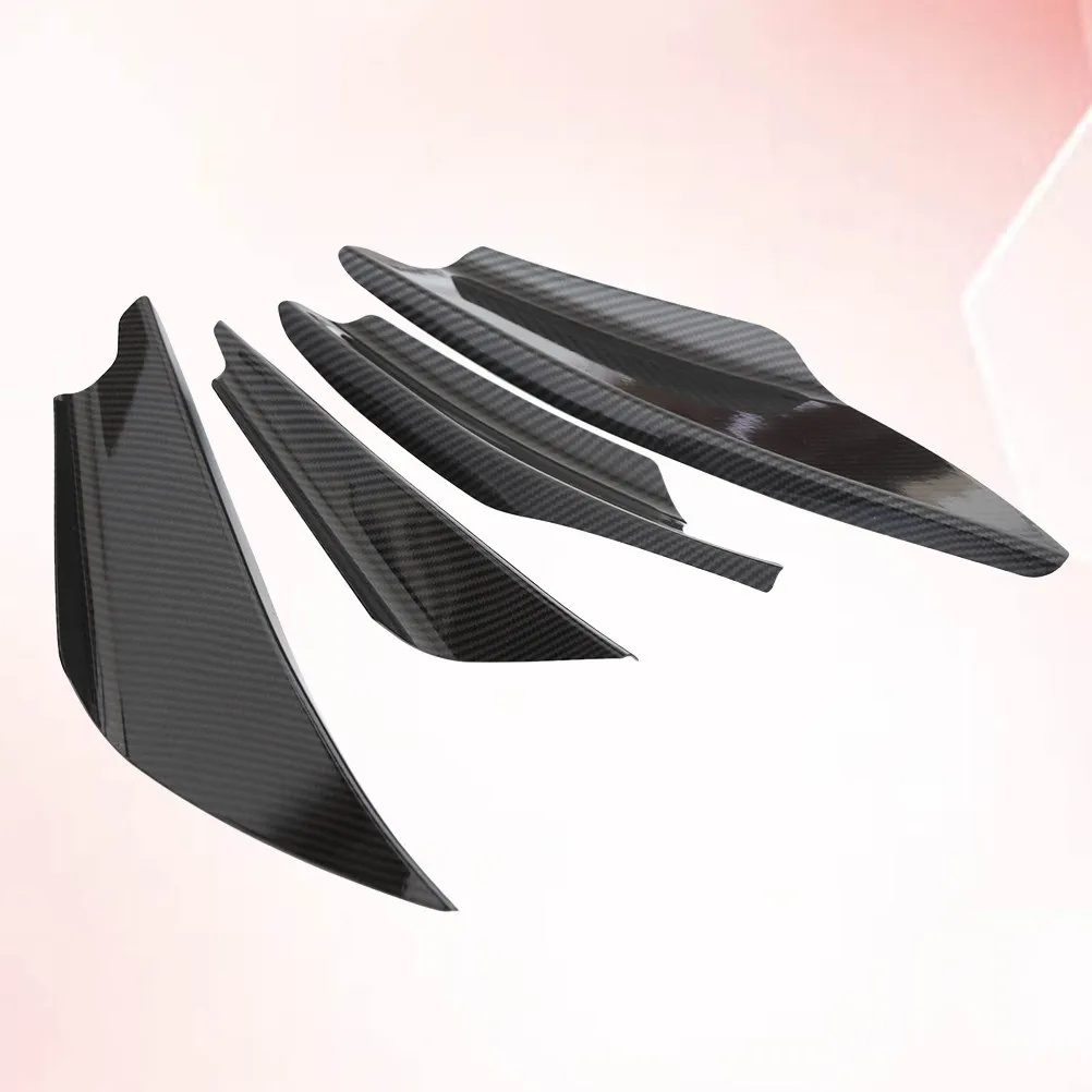 4Pcs Universal ABS Front Bumper Lip Splitter Spoiler Racing Shovel Carbon Fiber Anti-Scratch Wear Resistant Car Bumper Cover
4Pcs Universal ABS Front Bumper Lip Splitter Spoiler Racing Shovel Carbon Fiber Anti-Scratch Wear Resistant Car Bumper Cover