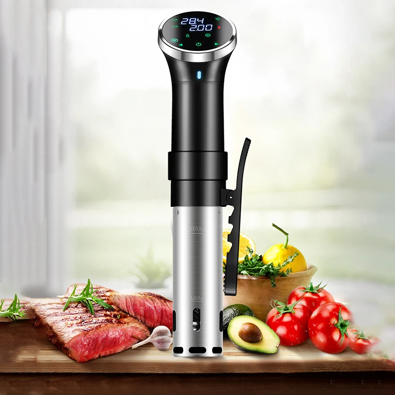 SJ-S015 WiFi Sous Vide Cooker 1100W with Timer and App Accurate Temperature Control for Gourmet Cooking
SJ-S015 WiFi Sous Vide Cooker 1100W with Timer and App Accurate Temperature Control for Gourmet Cooking
