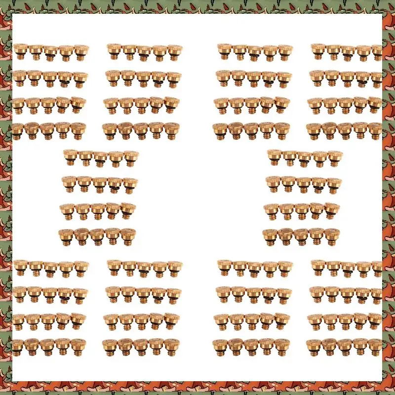 ABLQ 200Pcs Brass Misting Nozzles For Cooling System 0.012 Inch(0.3 Mm) Water Spray Nozzle Sprinklers Misting Cooling
ABLQ 200Pcs Brass Misting Nozzles For Cooling System 0.012 Inch(0.3 Mm) Water Spray Nozzle Sprinklers Misting Cooling