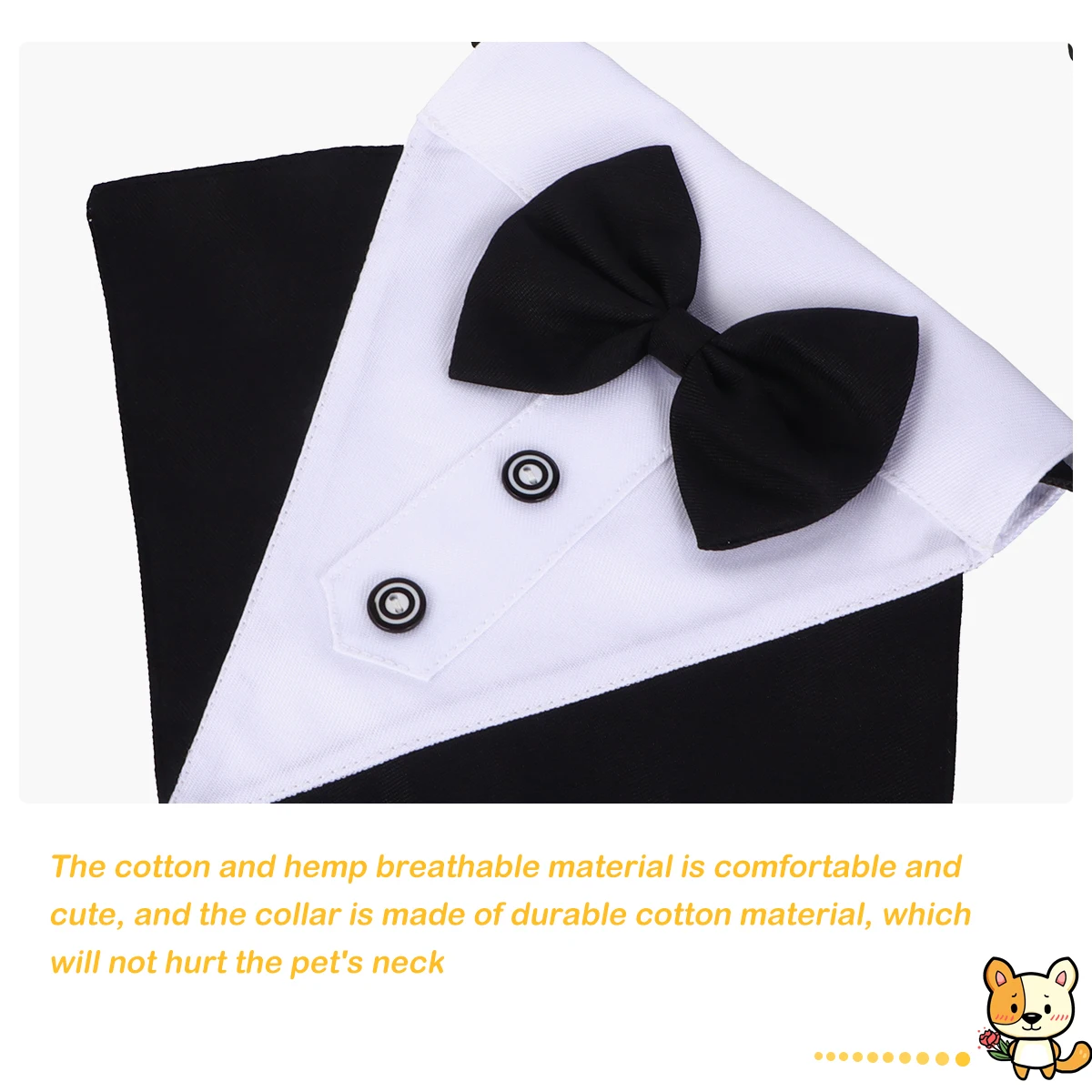 Bib Drool Dog Tie Bandana Wedding Collar Scarf Saliva Cotton Decor Supplies Stylish Photo Prop Pet Accessories Dog Accessories
Bib Drool Dog Tie Bandana Wedding Collar Scarf Saliva Cotton Decor Supplies Stylish Photo Prop Pet Accessories Dog Accessories