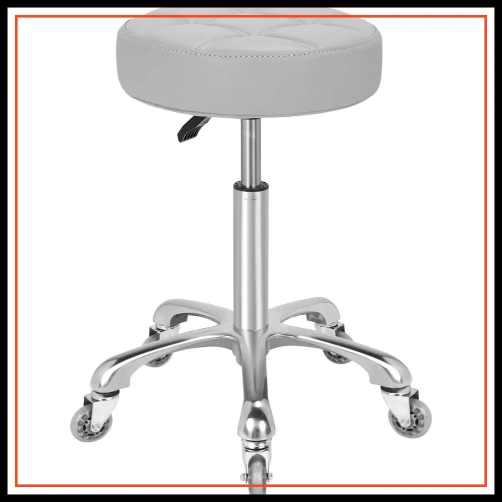 Heavy Duty Swivel Stool, 22-30" Adjustable Height, Hydraulic Rolling Stool for Kitchen Salon Barber Shop Office Garage
Heavy Duty Swivel Stool, 22-30" Adjustable Height, Hydraulic Rolling Stool for Kitchen Salon Barber Shop Office Garage