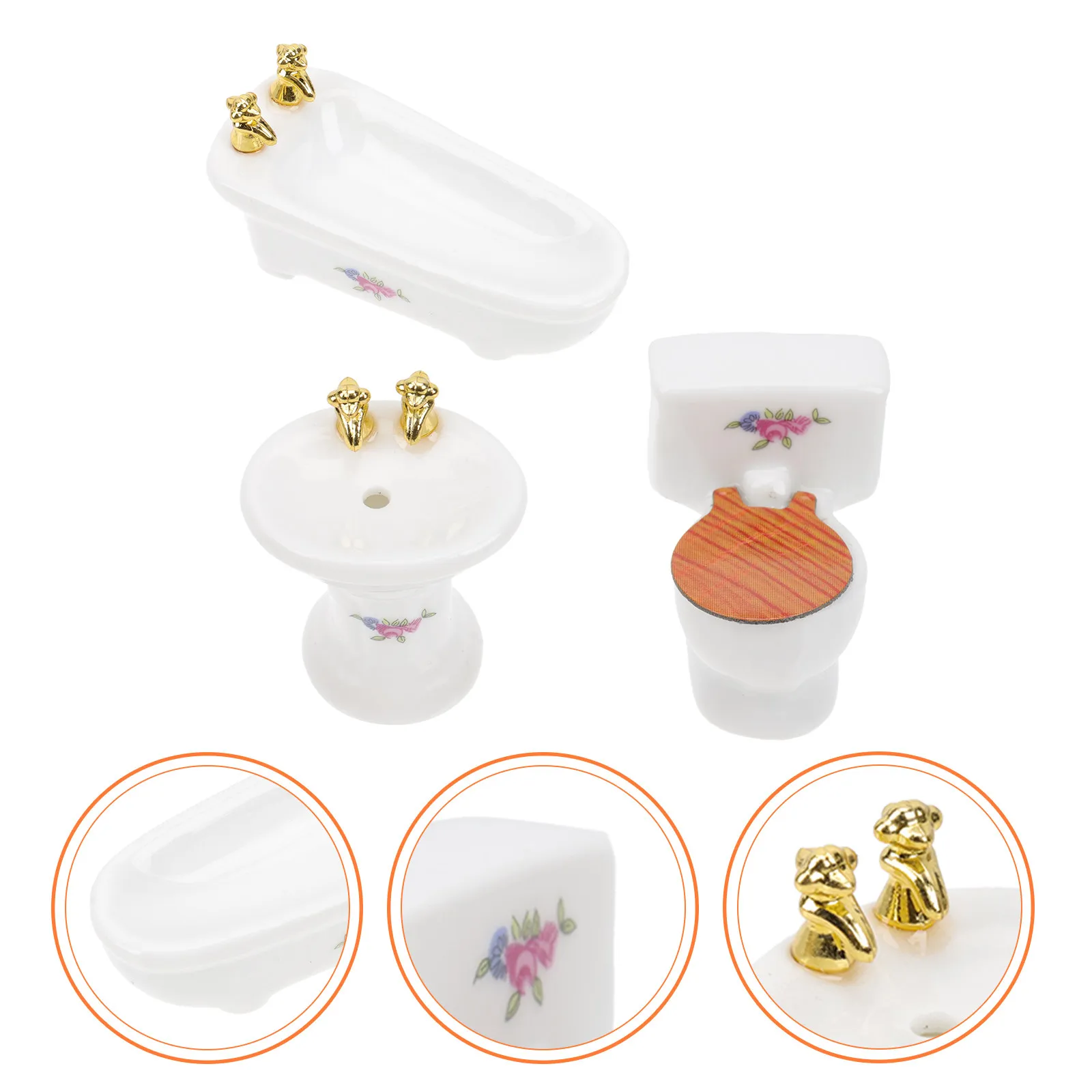 1Set Miniature Ceramic Fake Toilet for Micro House Decoration Chic Mini Bathroom Furniture Small Fake Toilet Mini House Ornament
1Set Miniature Ceramic Fake Toilet for Micro House Decoration Chic Mini Bathroom Furniture Small Fake Toilet Mini House Ornament