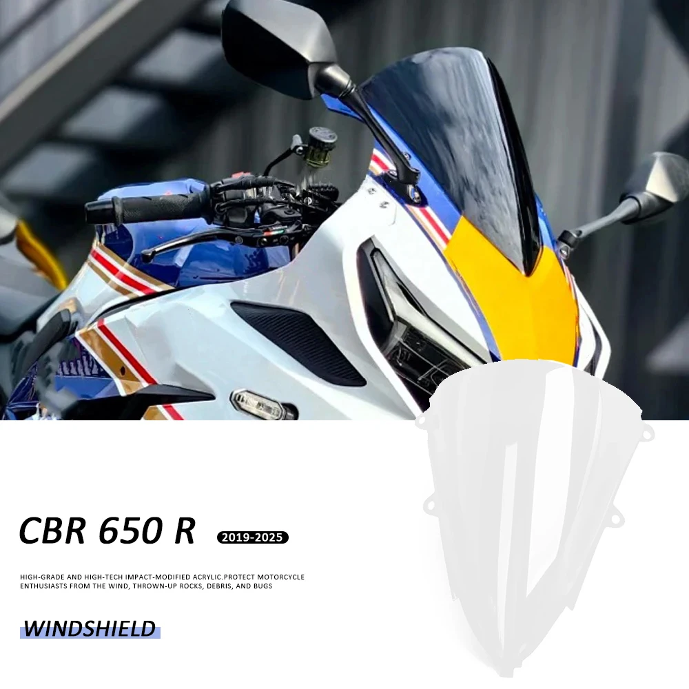 3 Colors New CBR 650 R 650R CBR650 R Motorcycle Heightening Raised Windshield WindScreen 2019-2025 2024 2023 For Honda CBR650R
3 Colors New CBR 650 R 650R CBR650 R Motorcycle Heightening Raised Windshield WindScreen 2019-2025 2024 2023 For Honda CBR650R