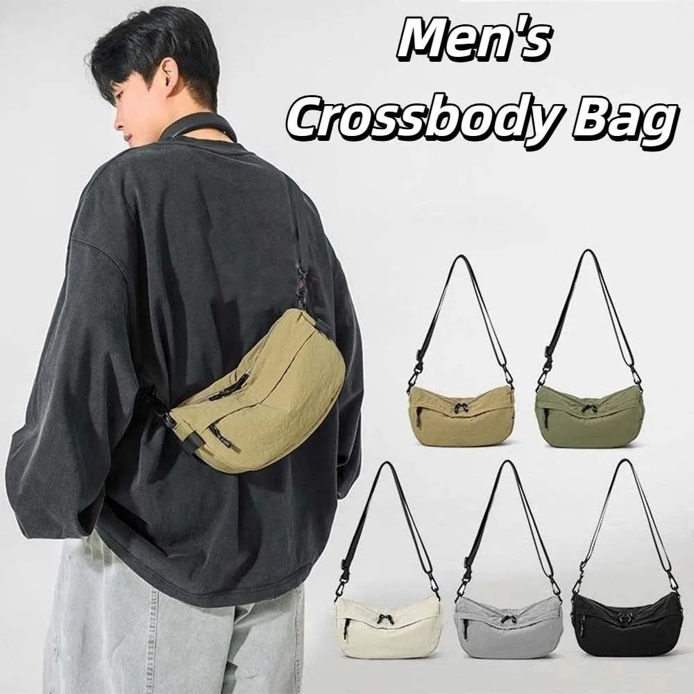 Large Capacity Nylon Messenger Pouch Minimalist Lightweight Men's Crossbody Bag Solid Color Multi Functional
Large Capacity Nylon Messenger Pouch Minimalist Lightweight Men's Crossbody Bag Solid Color Multi Functional