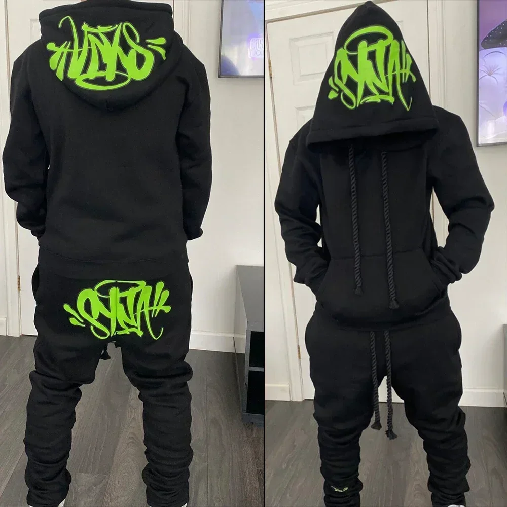 Sy Fashion Street Casual Tracksuits Tops Long Pants Set Winter Cotton Hip Hop Men Women Unisex Hooded Sweatshirt Sports Trousers
Sy Fashion Street Casual Tracksuits Tops Long Pants Set Winter Cotton Hip Hop Men Women Unisex Hooded Sweatshirt Sports Trousers