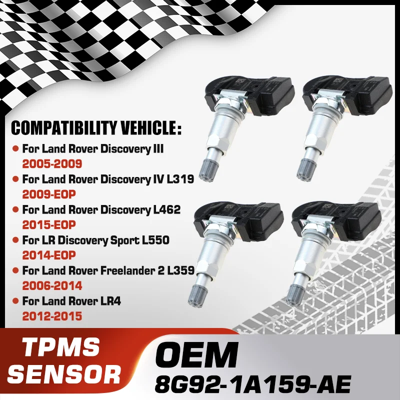 Car For Land Rover Discovery Land Rover Discovery Sport L550 Land Rover Freelander 2 L359 Land Rover LR4 Tire Pressure Sensor
Car For Land Rover Discovery Land Rover Discovery Sport L550 Land Rover Freelander 2 L359 Land Rover LR4 Tire Pressure Sensor