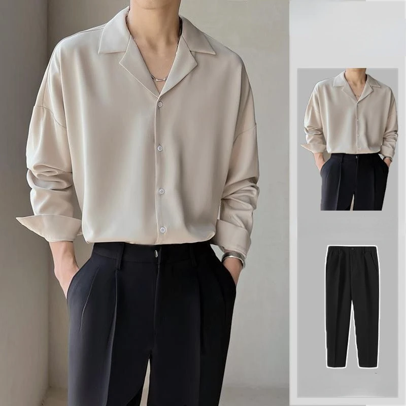 New Arrival Clothes for Men 2 Piece Set Quick Dry Shirt and Pants Set Men Fashion Clothing Solid Casual Outfits Summer Q33
New Arrival Clothes for Men 2 Piece Set Quick Dry Shirt and Pants Set Men Fashion Clothing Solid Casual Outfits Summer Q33