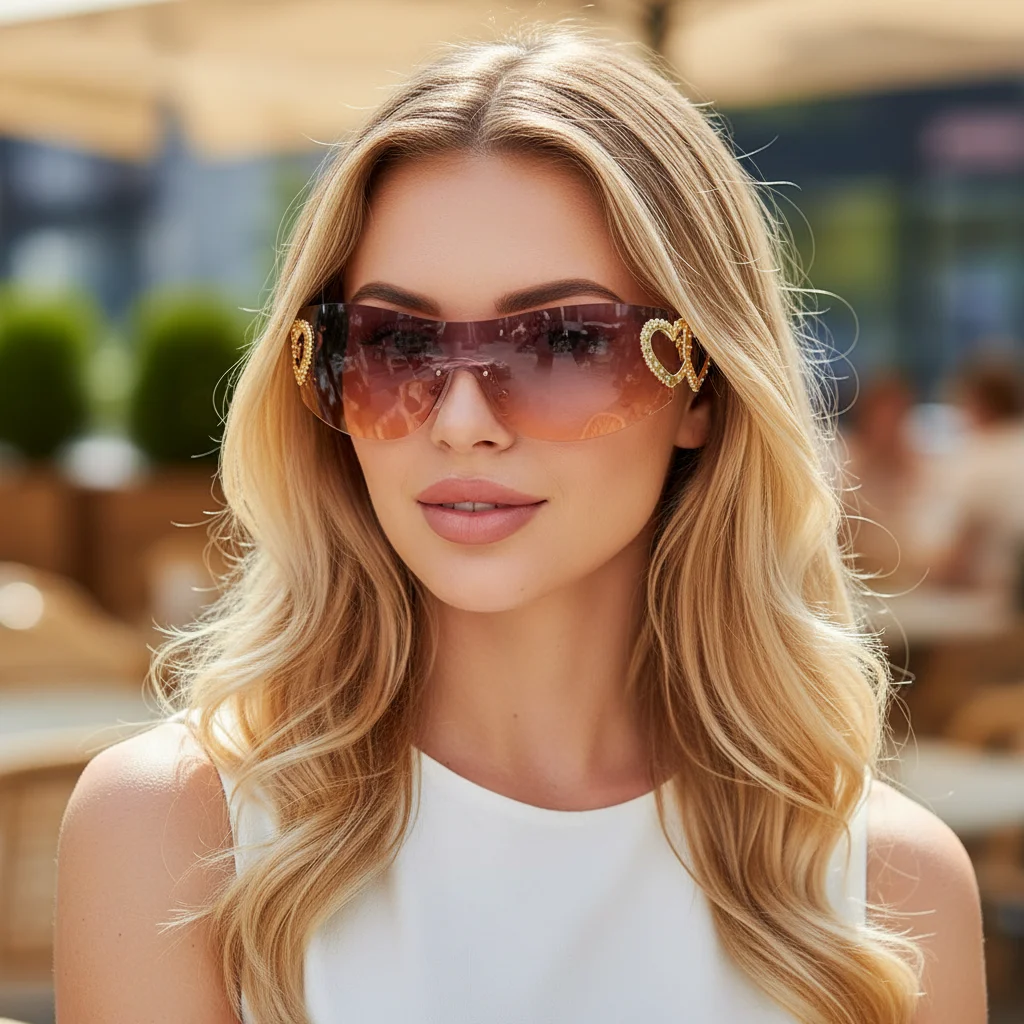 Fashion UV400 Sports Men's Shades Sun Glasses Goggles Y2k Sunglasses for Women
Fashion UV400 Sports Men's Shades Sun Glasses Goggles Y2k Sunglasses for Women