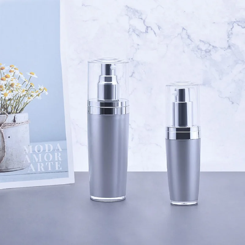 15ml silver acrylic bottle lotion emulsion serum eye gel foundation whitening spot removal toner skin care Cosmetic Packaging
15ml silver acrylic bottle lotion emulsion serum eye gel foundation whitening spot removal toner skin care Cosmetic Packaging