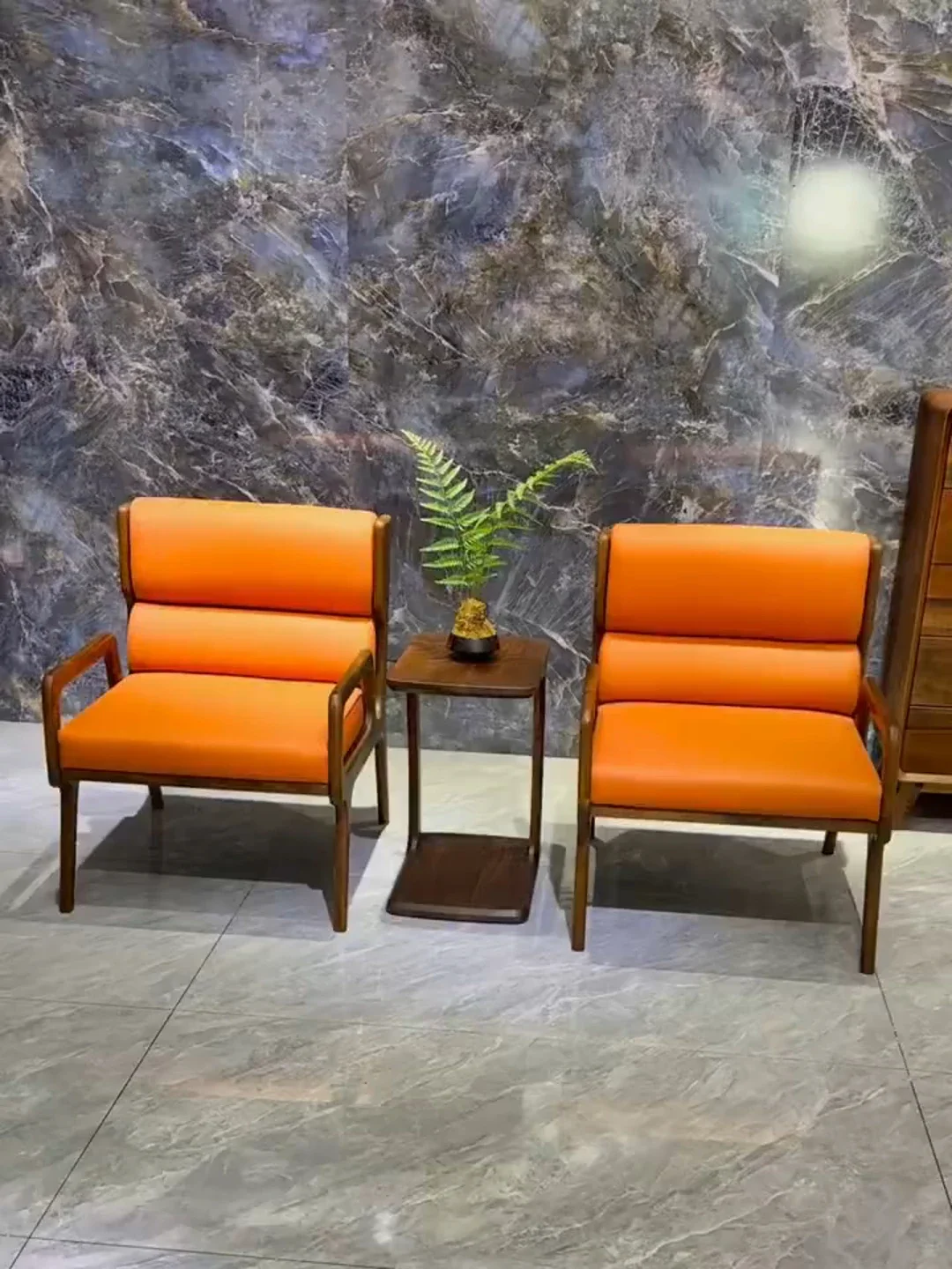 three-piece living room balcony solid wood leather negotiation leisure chair combination
three-piece living room balcony solid wood leather negotiation leisure chair combination