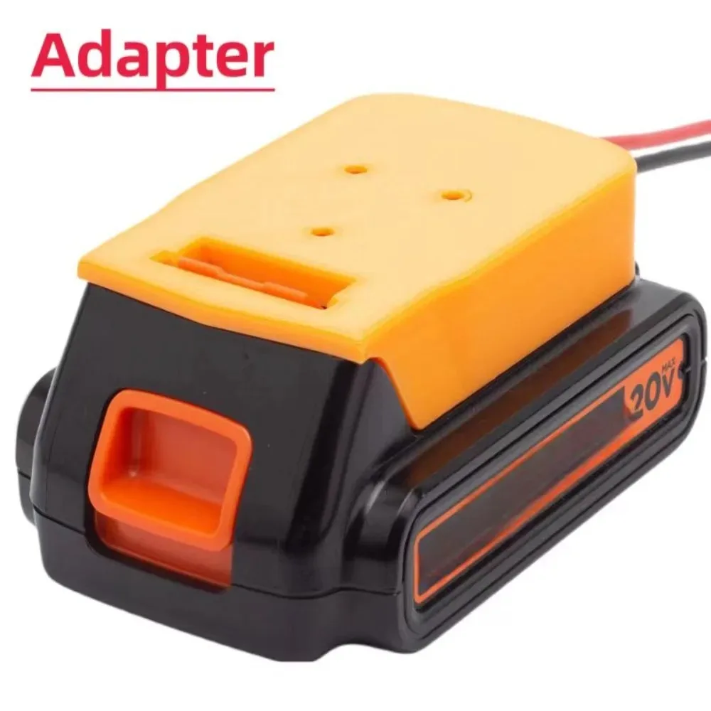 Battery DIY Electric Wheel Adapter for Black Deckr 20v Lithium Adapter Block 14AWG For Remote Control Car Toy (No battery)
Battery DIY Electric Wheel Adapter for Black Deckr 20v Lithium Adapter Block 14AWG For Remote Control Car Toy (No battery)