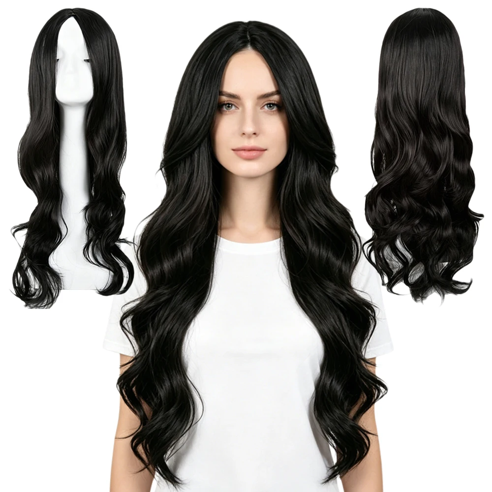 27 Inch Middle Part Long Wavy Wig for White Women Natural Synthetic Hair Heat Resistant Fiber Daily Party Wear Comfortable Soft
27 Inch Middle Part Long Wavy Wig for White Women Natural Synthetic Hair Heat Resistant Fiber Daily Party Wear Comfortable Soft