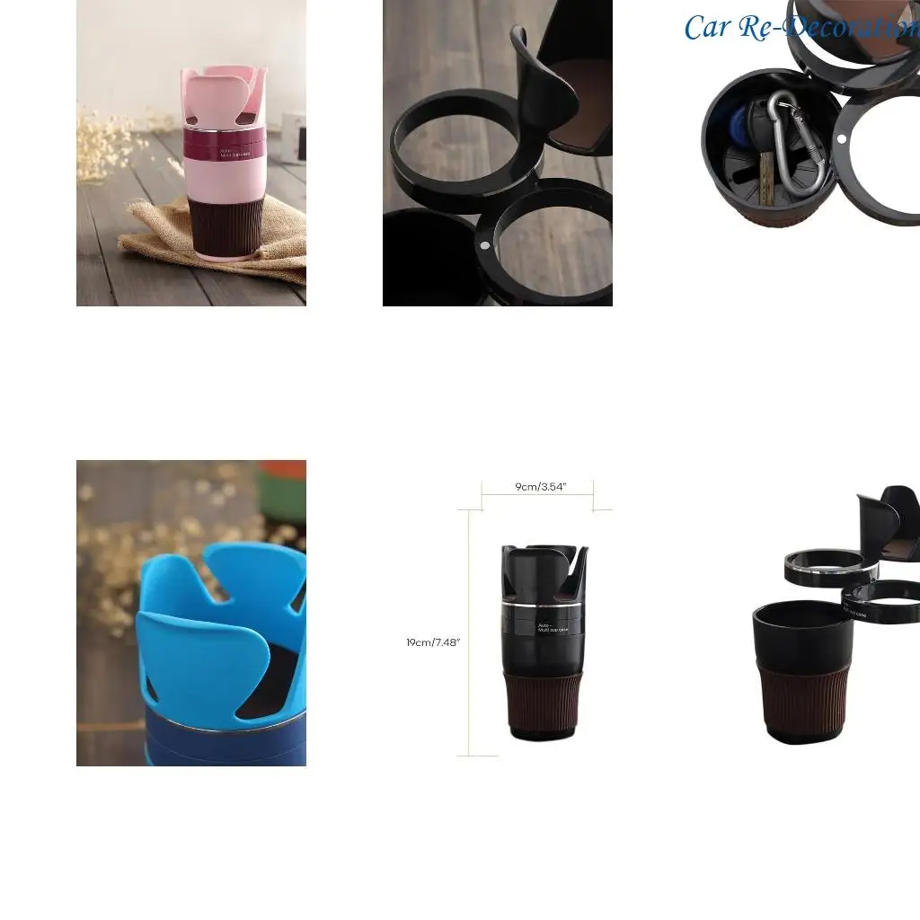 R58D Versatile Car Drink Holder with 360° Rotate Beverages Keys Organizers Durable
R58D Versatile Car Drink Holder with 360° Rotate Beverages Keys Organizers Durable