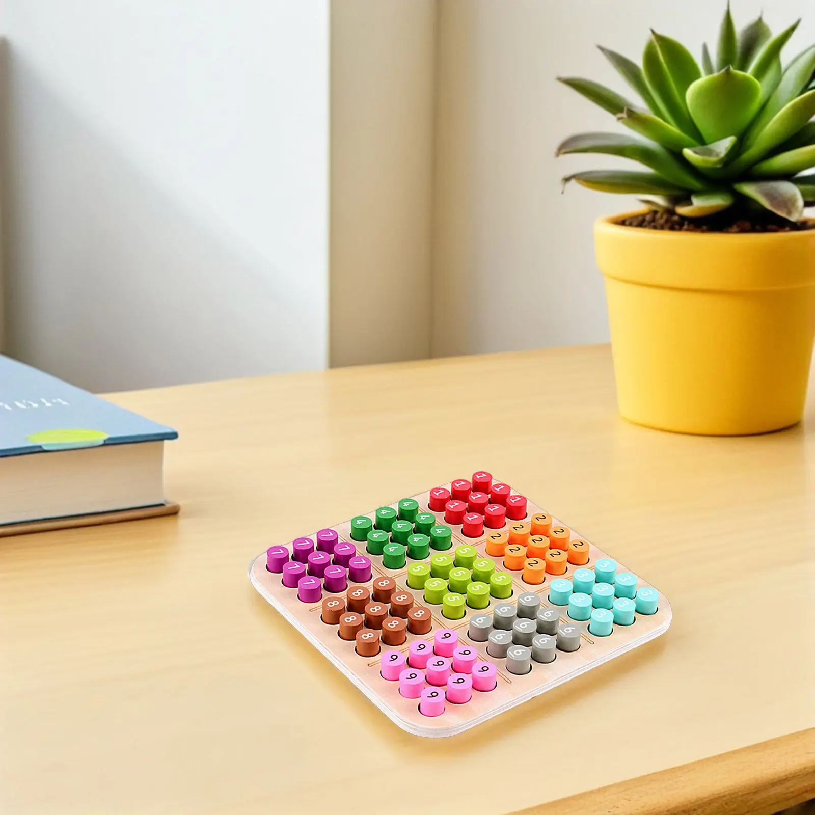 1Set Sudoku Chess Game Wooden Peg Board Kids Math Learning Educational Play Early Development Puzzle for Toddlers
1Set Sudoku Chess Game Wooden Peg Board Kids Math Learning Educational Play Early Development Puzzle for Toddlers