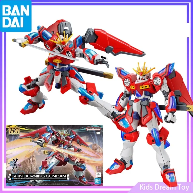 Bandai в наличии оригинальные модели HG 1/144, реальные фигурки SHIN burn GUNDAM, коллекционные модели, подарки для детей
Bandai в наличии оригинальные модели HG 1/144, реальные фигурки SHIN burn GUNDAM, коллекционные модели, подарки для детей