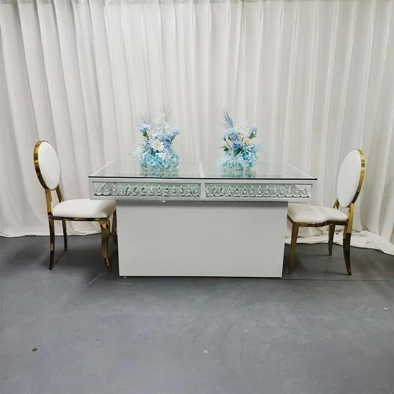 Smooth Factory Restaurant Metal Square Table Wedding Table Iron White Banquet Table
Smooth Factory Restaurant Metal Square Table Wedding Table Iron White Banquet Table