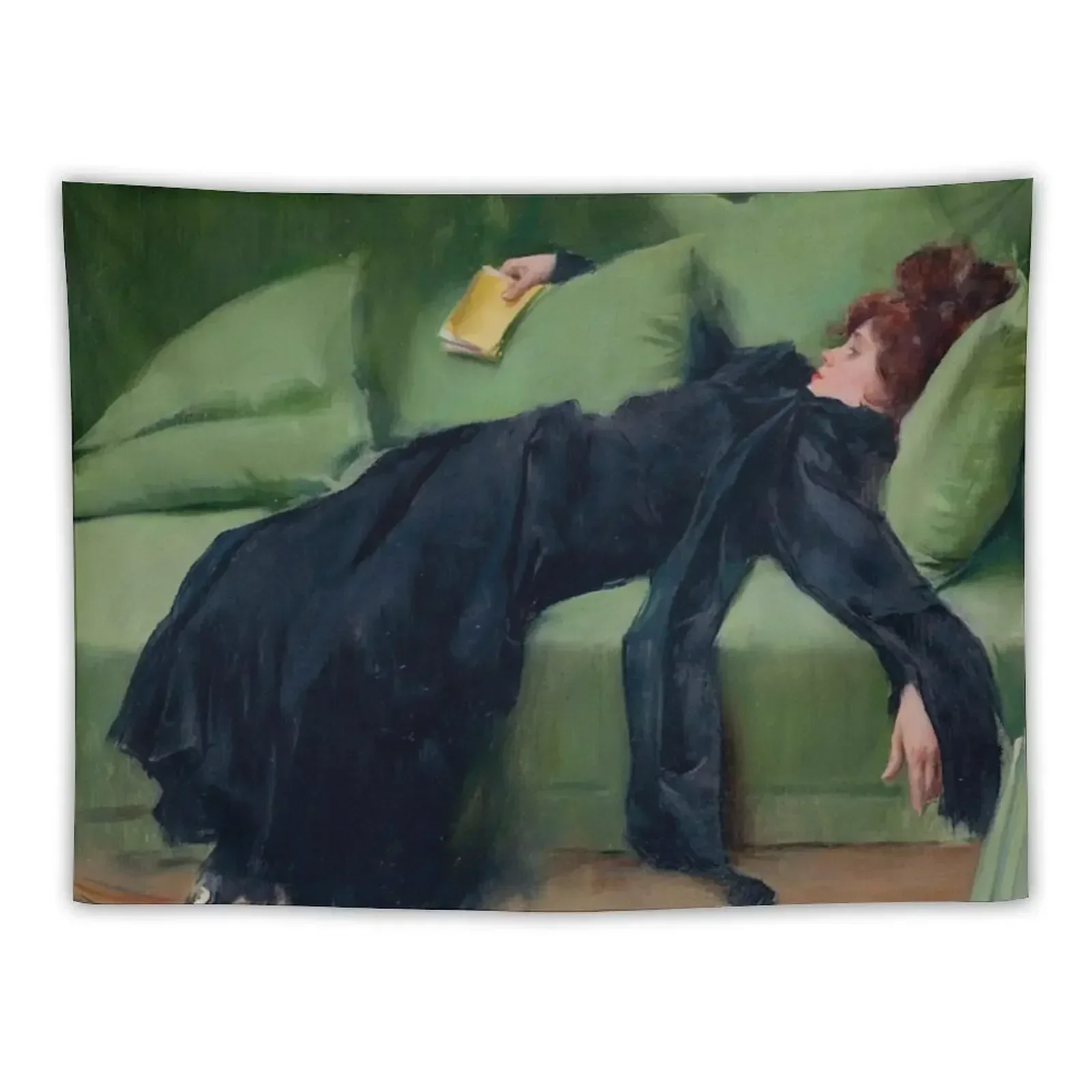 A DECADENT GIRL - RAMON CASAS Tapestry Decorative Paintings Hanging Wall Decor For Room Tapestry
A DECADENT GIRL - RAMON CASAS Tapestry Decorative Paintings Hanging Wall Decor For Room Tapestry