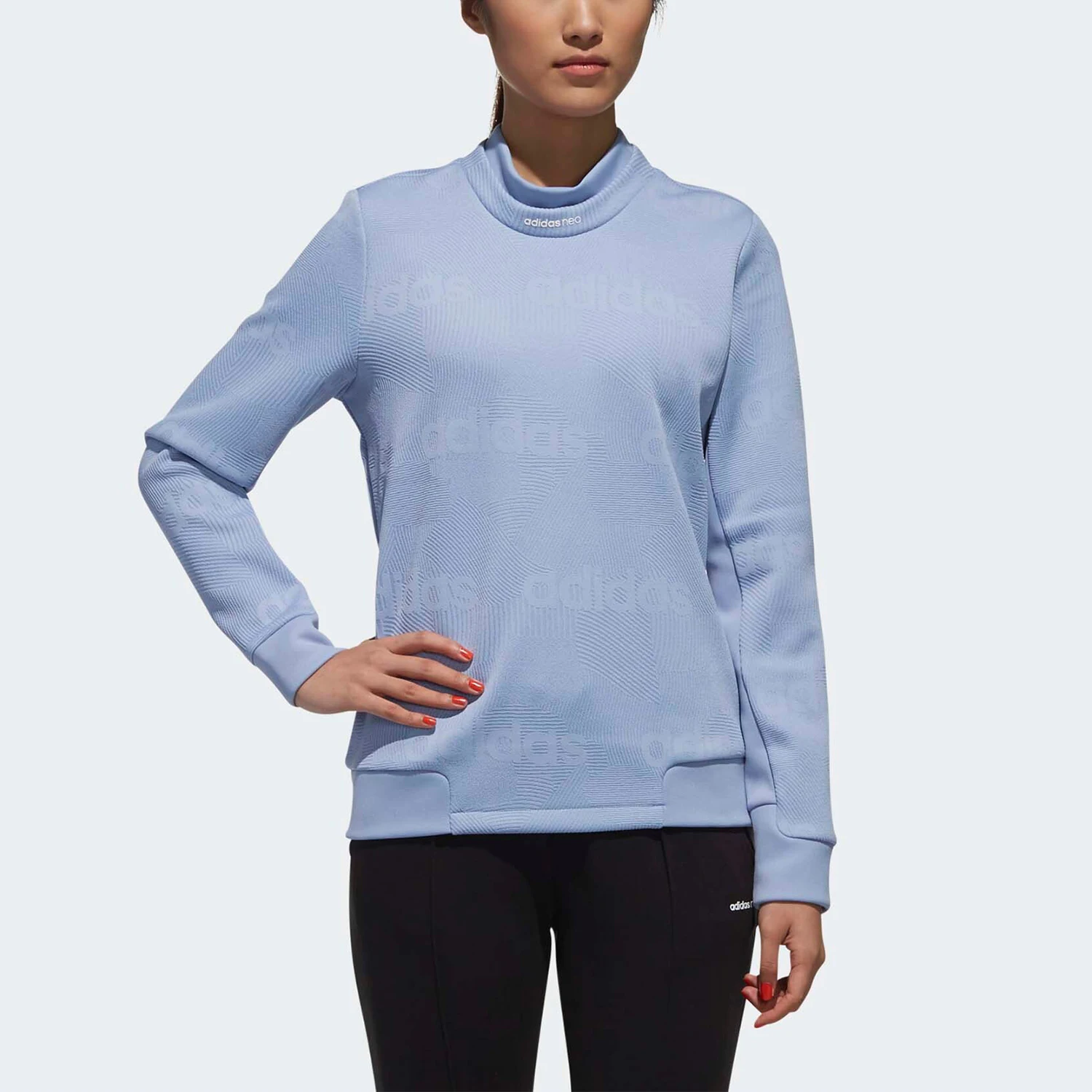 Adidas genuine seasonal new women's casual sports round neck pullover DM2075
Adidas genuine seasonal new women's casual sports round neck pullover DM2075