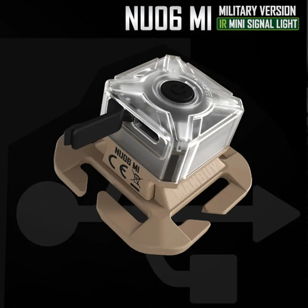 2025 NITECORE NU06MI Mini Signal Light IR Red Green Blue 4xLED +3 Ultra weight Brackets USB-C Rechargeable Military Helmet
2025 NITECORE NU06MI Mini Signal Light IR Red Green Blue 4xLED +3 Ultra weight Brackets USB-C Rechargeable Military Helmet