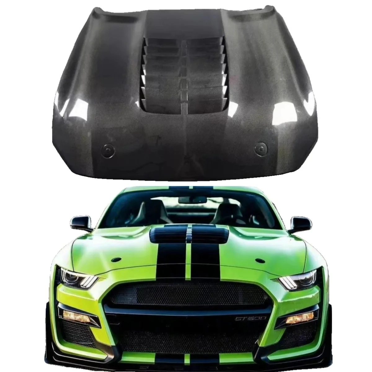 Комплекты кузова из углеродного волокна, передняя панель капота двигателя, крышка капота для Ford Mustang Shelby GT500 2015-2022 гг.
Комплекты кузова из углеродного волокна, передняя панель капота двигателя, крышка капота для Ford Mustang Shelby GT500 2015-2022 гг.