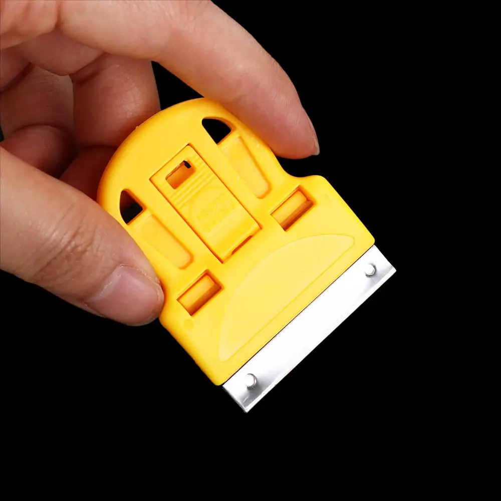 Mini Plastic Scraper Steel Blade With Blade Car Sticker Remover One-Sided Spatula Glass
Mini Plastic Scraper Steel Blade With Blade Car Sticker Remover One-Sided Spatula Glass