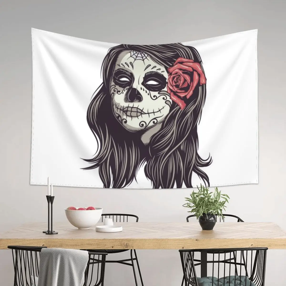 Sugar Skull Bride Tapestry Decorative Wall Mural Aesthetic Room Decor Bedroom Deco Home Decor Accessories Tapestry
Sugar Skull Bride Tapestry Decorative Wall Mural Aesthetic Room Decor Bedroom Deco Home Decor Accessories Tapestry