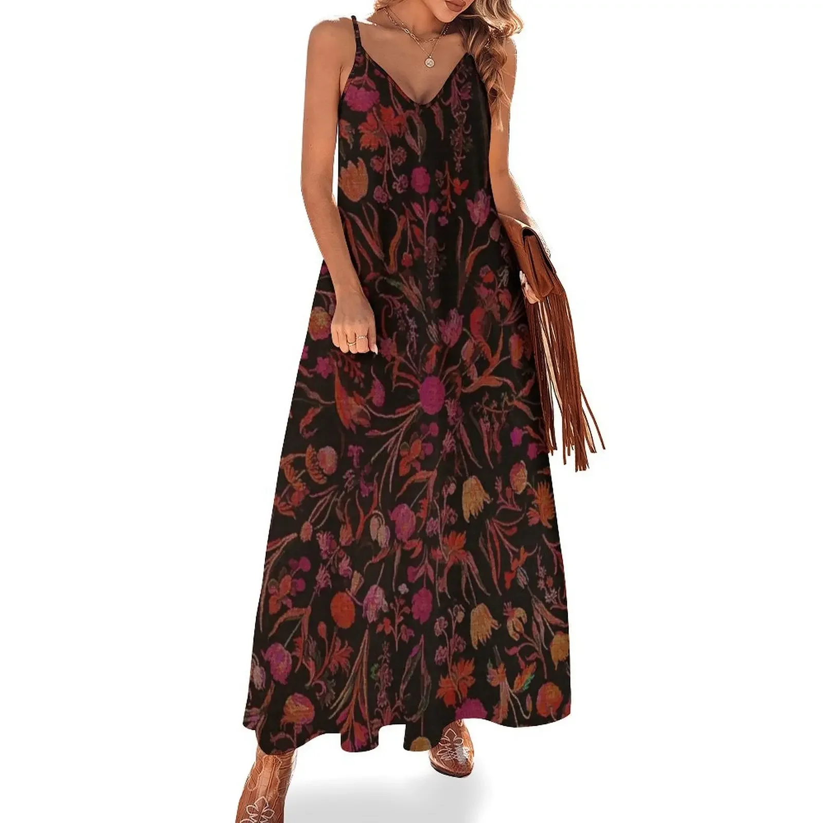 Midnight Floral - Red + Orange + Pink Hues Sleeveless Dress women clothes dress women summer 2025 Dress
Midnight Floral - Red + Orange + Pink Hues Sleeveless Dress women clothes dress women summer 2025 Dress