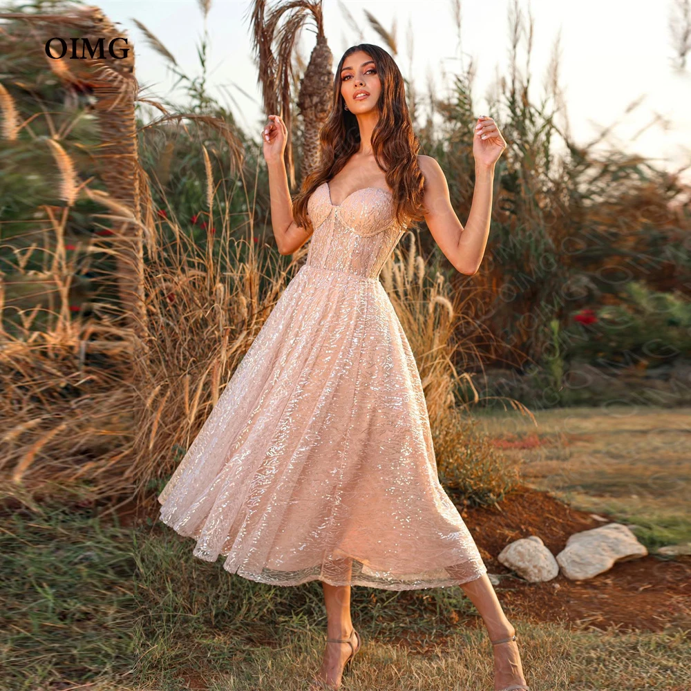 OIMG Sparkly Sequins Short Formal Evening Dresses Sleeveless Sweetheart A Line Beach Women Formal Party Dress Prom Gown
OIMG Sparkly Sequins Short Formal Evening Dresses Sleeveless Sweetheart A Line Beach Women Formal Party Dress Prom Gown