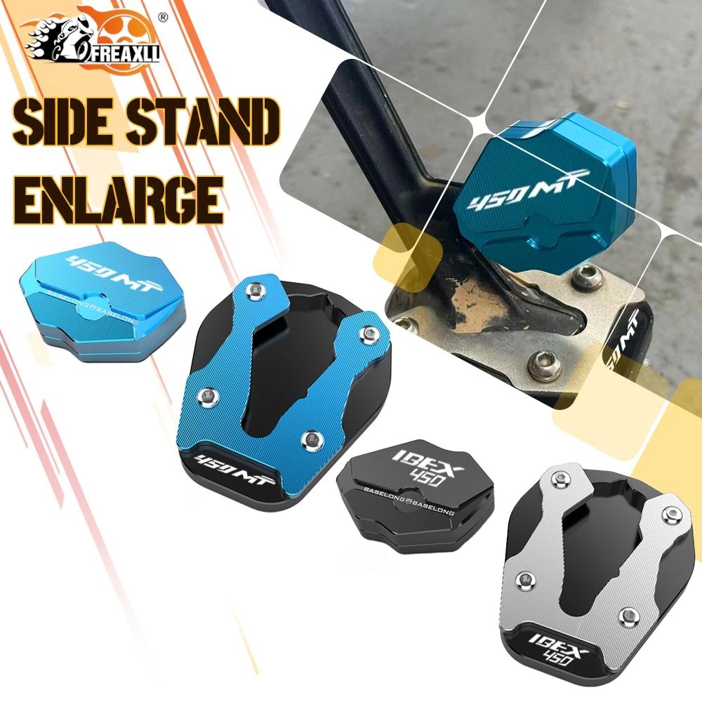 NEW Motorcycle For CFMOTO 450MT 450 MT IBEX450 IBEX 450 2024-2026 2025 Side Stand Enlarger Kickstand Enlarge Plate Extension Pad
NEW Motorcycle For CFMOTO 450MT 450 MT IBEX450 IBEX 450 2024-2026 2025 Side Stand Enlarger Kickstand Enlarge Plate Extension Pad
