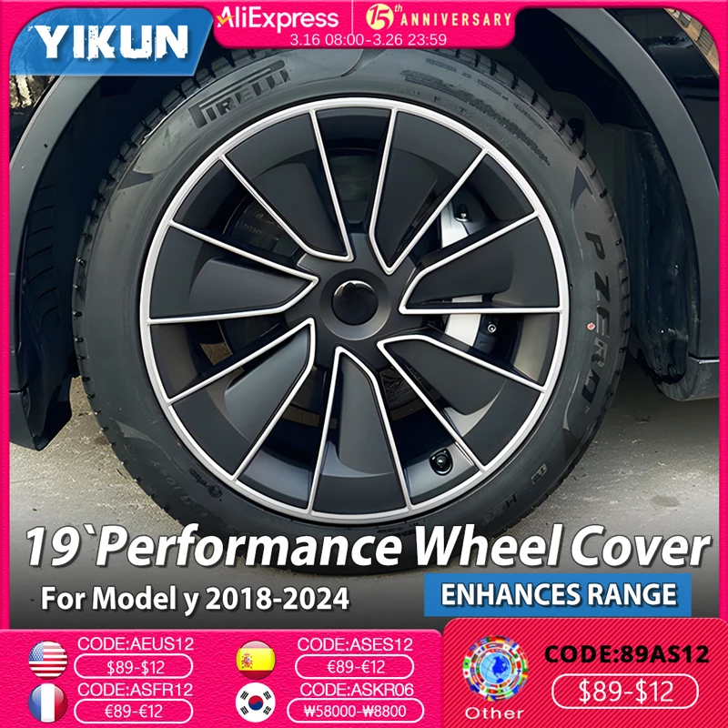 4PCS Hub Cap 19 Inch For Tesla Model Y Car Automobile Hubcap Full Cover Performance Replacement Wheel Cap Accessories 2018-2024
4PCS Hub Cap 19 Inch For Tesla Model Y Car Automobile Hubcap Full Cover Performance Replacement Wheel Cap Accessories 2018-2024