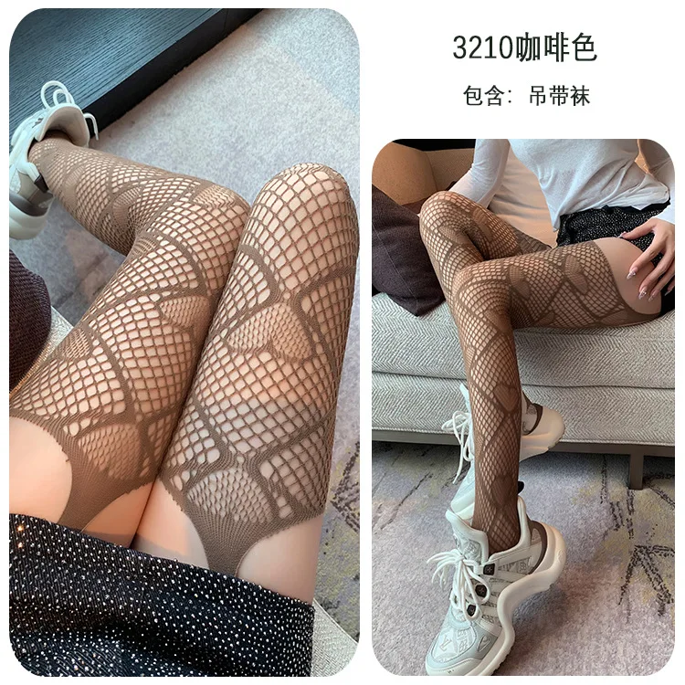 Long Night, Sexy Stockings, Suspender Stockings, One-Piece Hot Girl Sexy Ins Internet Celebrity Style Fishnet Stockings, Black Stockings 3210
Long Night, Sexy Stockings, Suspender Stockings, One-Piece Hot Girl Sexy Ins Internet Celebrity Style Fishnet Stockings, Black Stockings 3210