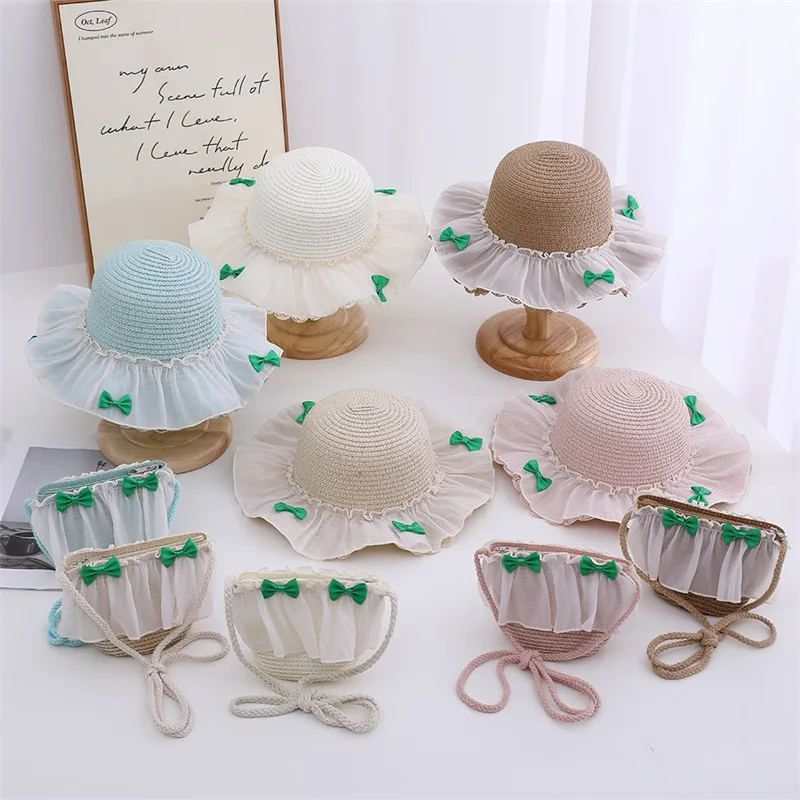 New Fashion 2 Pcs Cute Bow Beach Hat and Shoulder Bag Girls Outdoor Flowers Beach Cap Cute Travel Beach Sun Hat Crossbody Bag
New Fashion 2 Pcs Cute Bow Beach Hat and Shoulder Bag Girls Outdoor Flowers Beach Cap Cute Travel Beach Sun Hat Crossbody Bag