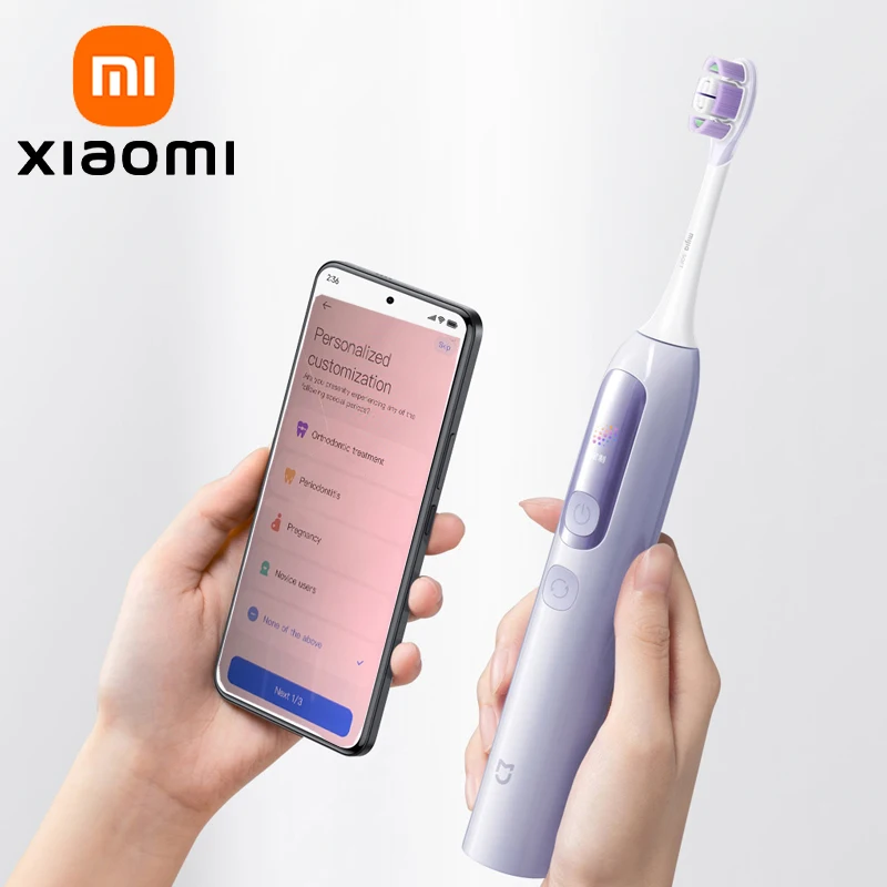 XIAOMI MIJIA Smart Servo-Oscillation Electric Toothbrush Pro,IPX8 Waterproof & Travel Lock,180-day long battery life,App Control
XIAOMI MIJIA Smart Servo-Oscillation Electric Toothbrush Pro,IPX8 Waterproof & Travel Lock,180-day long battery life,App Control