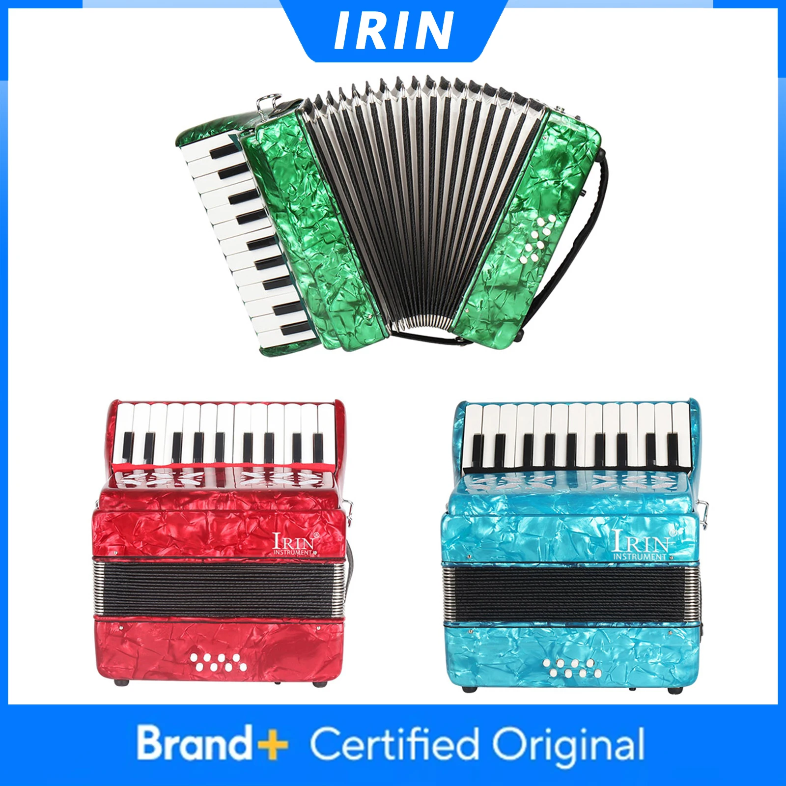 IRIN 22-клавишный 8-басовый аккордеон, целлулоидный аккордеон с сумкой для хранения, клавишные инструменты, аккордеон для выступлений/обучения
IRIN 22-клавишный 8-басовый аккордеон, целлулоидный аккордеон с сумкой для хранения, клавишные инструменты, аккордеон для выступлений/обучения